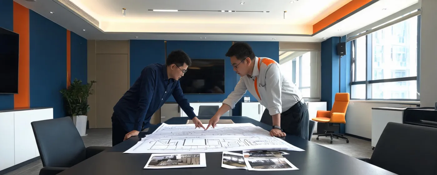 Technical display project consultation at Daktronics